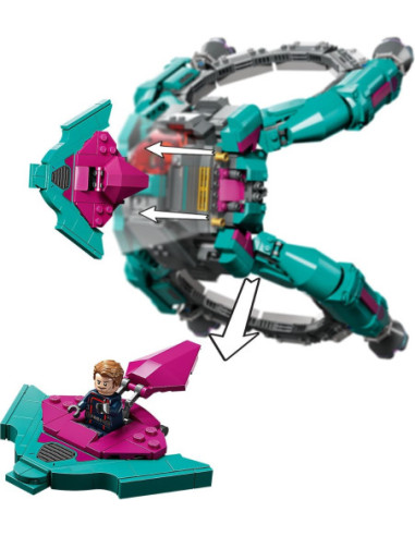 Nová loď Strážců - Marvel LEGO 76255