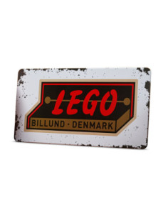Plechová cedule s retro logem LEGO - Promotional LEGO 5007016