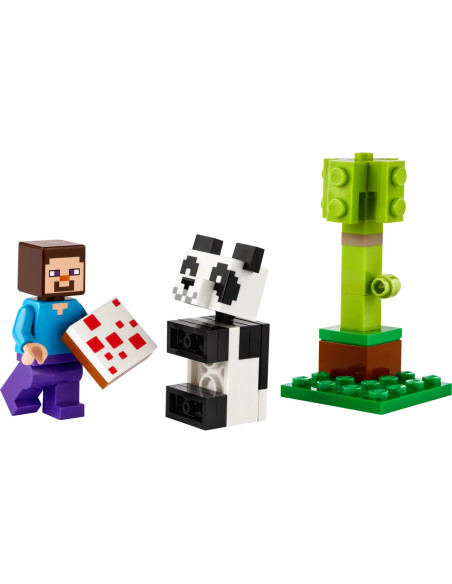 Steve a pandí mládě - Polybags LEGO 30672