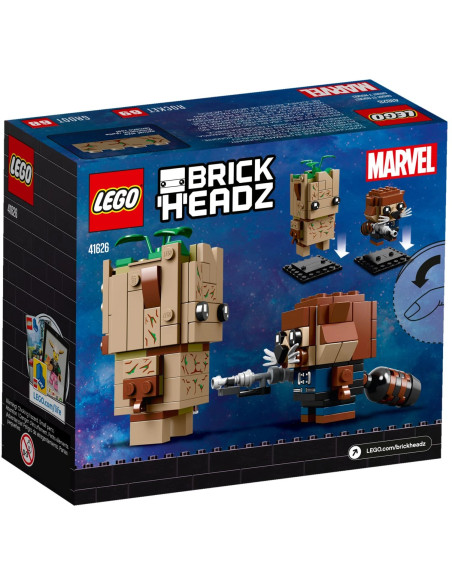 Groot & Rocket - BrickHeadz LEGO 41626