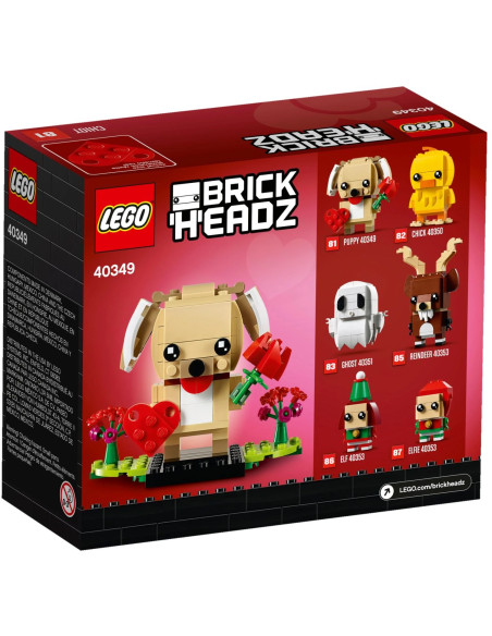 Valentýnské štěňátko - BrickHeadz LEGO 40349