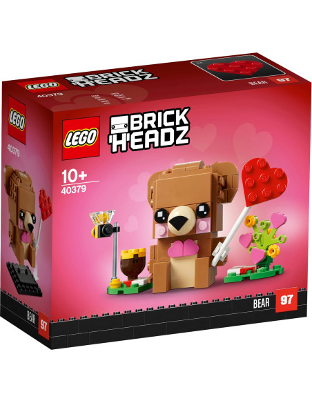Valentýnský medvídek - BrickHeadz LEGO 40379