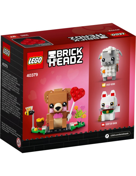 Valentýnský medvídek - BrickHeadz LEGO 40379