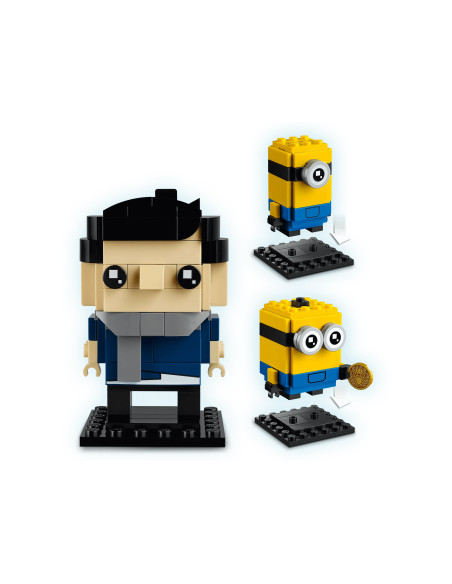 Gru, Stuart a Otto - BrickHeadz LEGO 40420