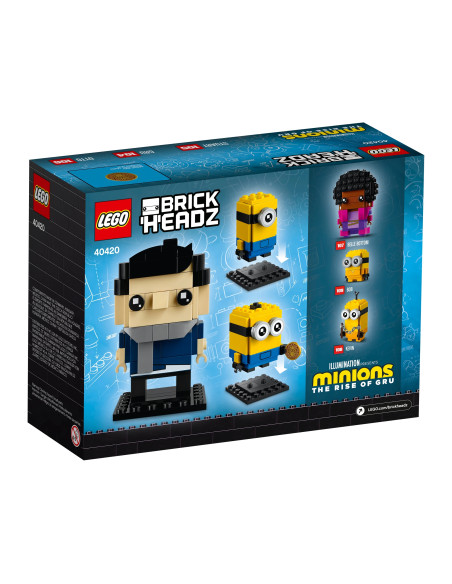 Gru, Stuart a Otto - BrickHeadz LEGO 40420