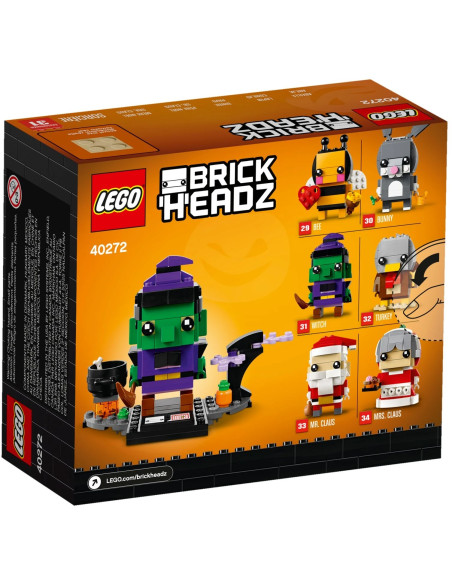 Halloweenská čarodějnice - BrickHeadz LEGO 40272
