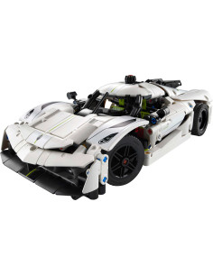 Bílé hyperauto Koenigsegg Jesko Absolut - Technic LEGO 42184 2