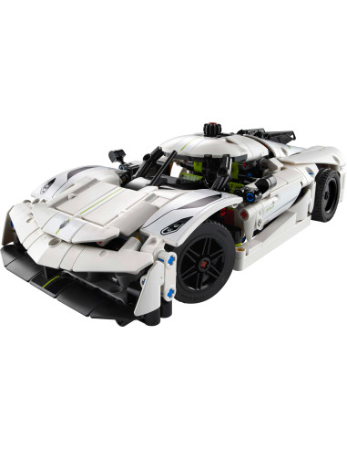 Bílé hyperauto Koenigsegg Jesko Absolut - Technic LEGO 42184