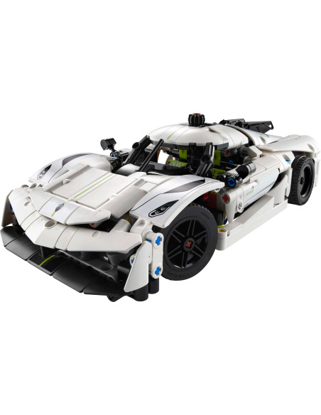 Bílé hyperauto Koenigsegg Jesko Absolut - Technic LEGO 42184