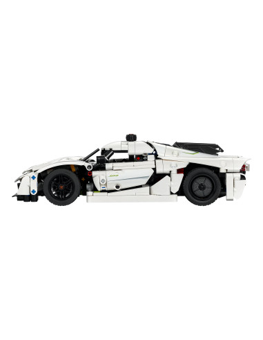 Bílé hyperauto Koenigsegg Jesko Absolut - Technic LEGO 42184