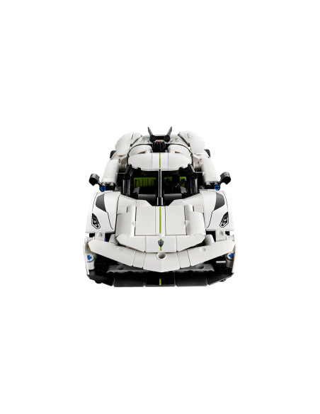 Bílé hyperauto Koenigsegg Jesko Absolut - Technic LEGO 42184