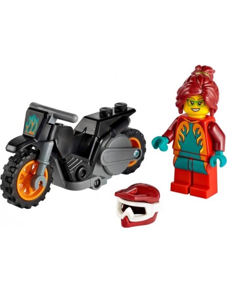 Ohnivá kaskadérská motorka - LEGO 60311