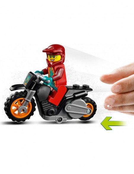 Ohnivá kaskadérská motorka - LEGO 60311