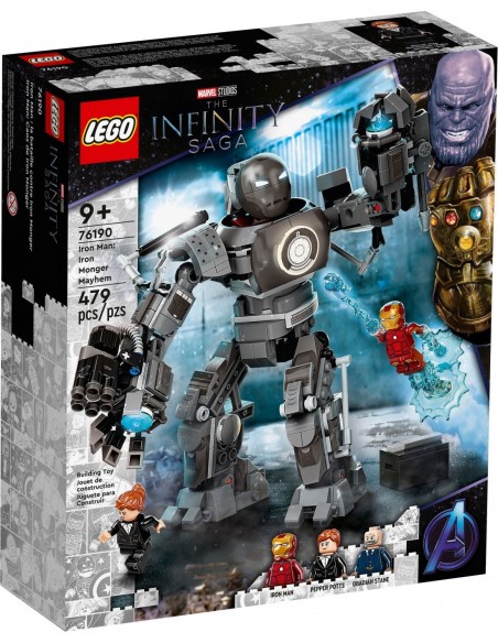 Iron Man: běsnění Iron Mongera - LEGO 76190