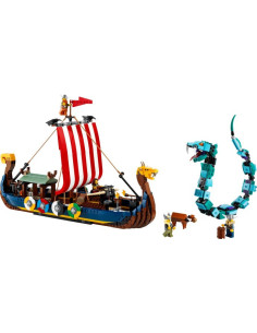 Vikingská loď a mořský had - LEGO 31132 2