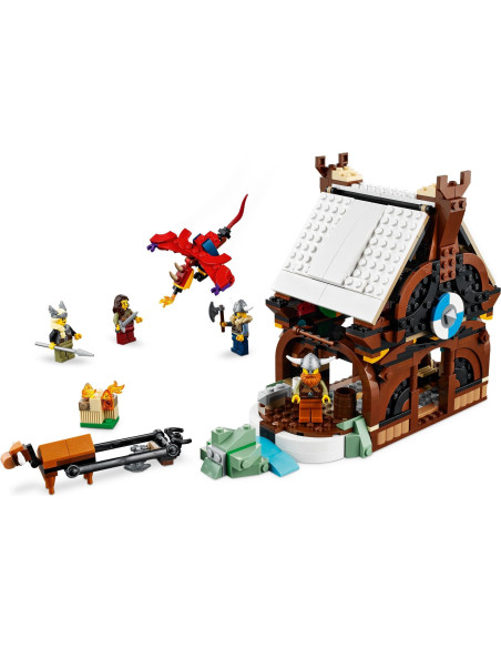 Vikingská loď a mořský had - LEGO 31132