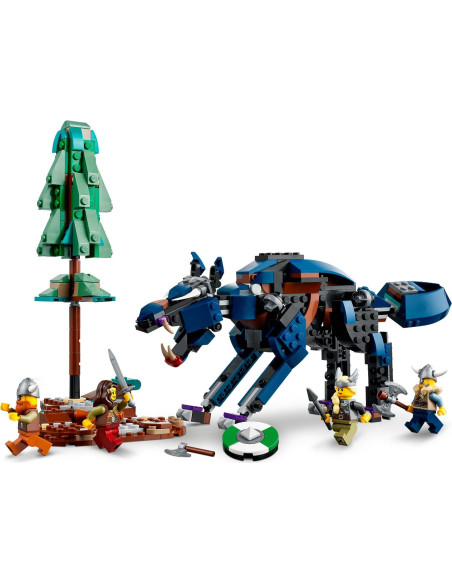Vikingská loď a mořský had - LEGO 31132
