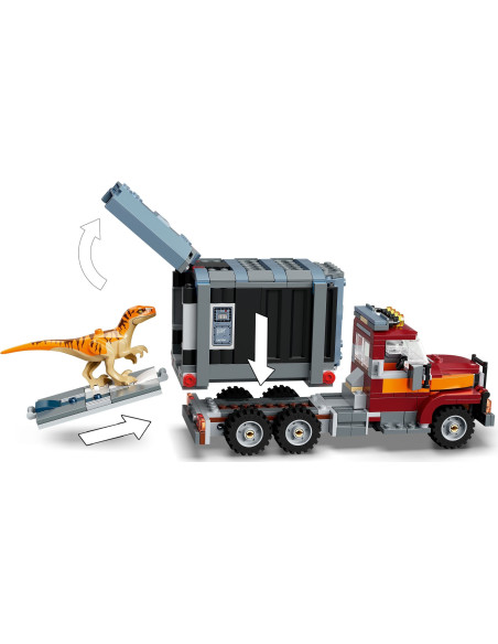 Útěk T-rexe a atrociraptora - LEGO 76948