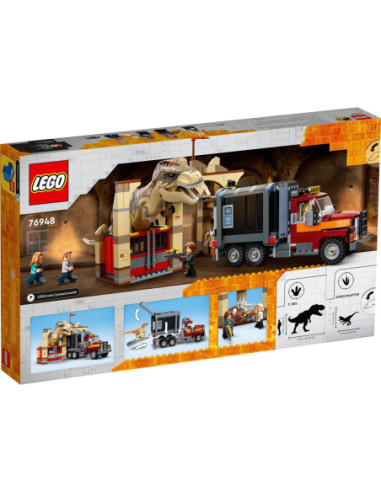 Útěk T-rexe a atrociraptora - LEGO 76948